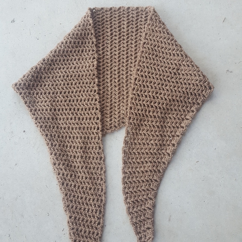 Handmade Crochet Bulky Scarf Shawl